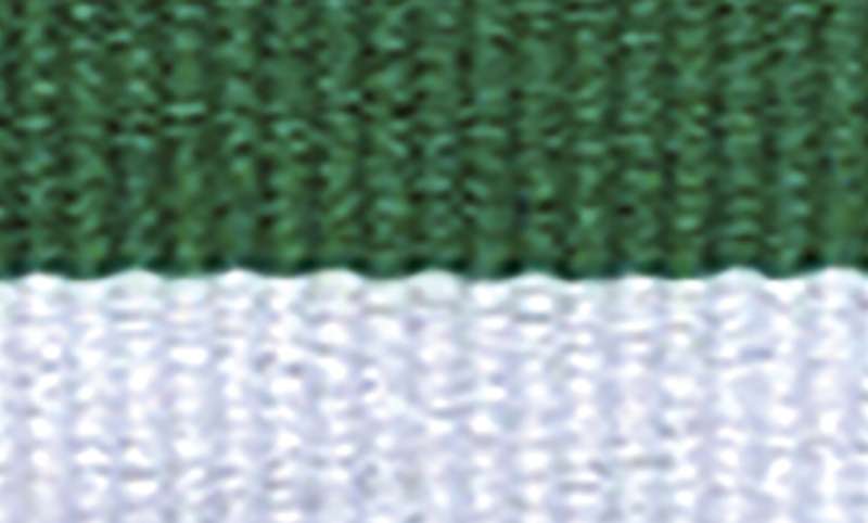 Green / White Ribbon