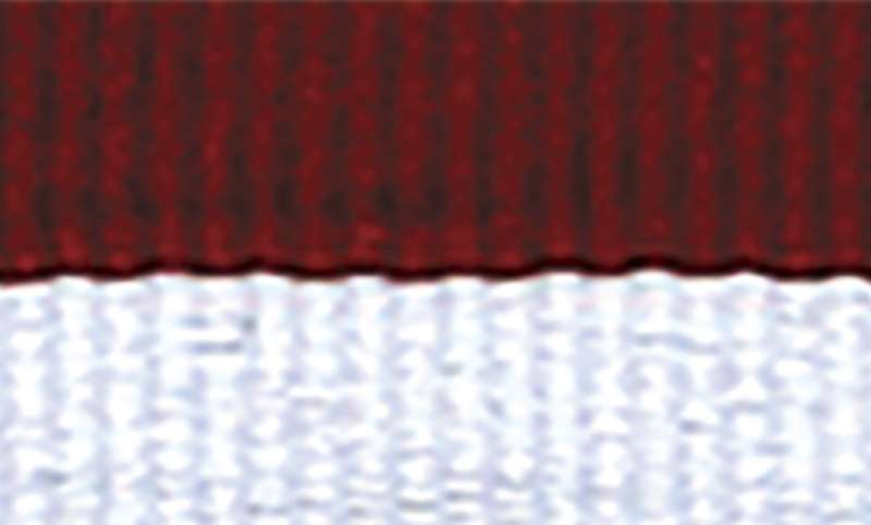 Maroon / White Ribbon