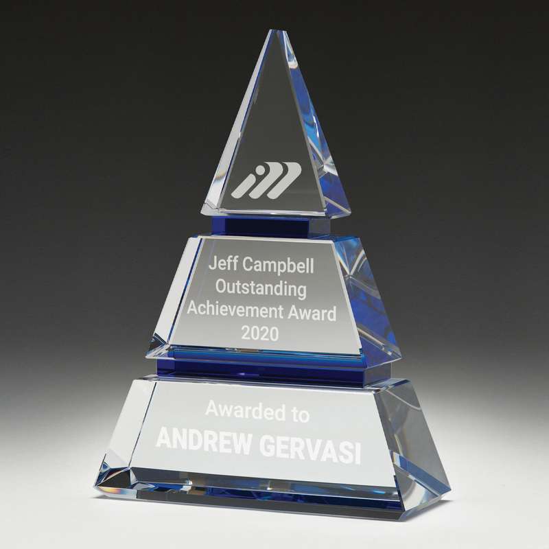 Blue Pyramid Crystal