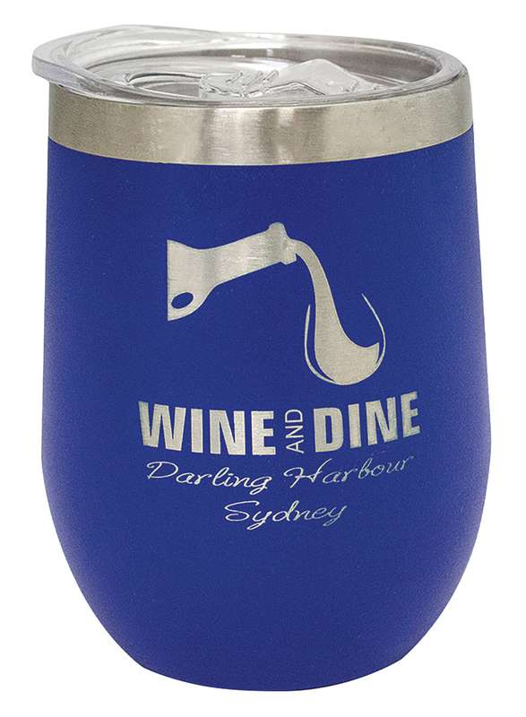 Wine Tumbler Blue